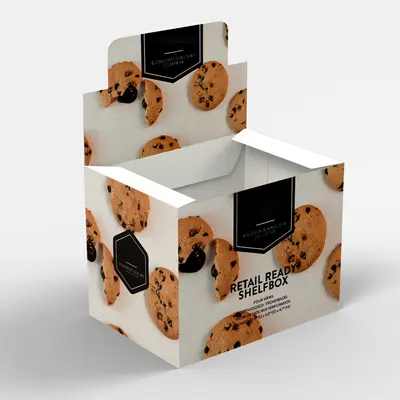 Retail Display Boxes photographed to show the finish across the panel