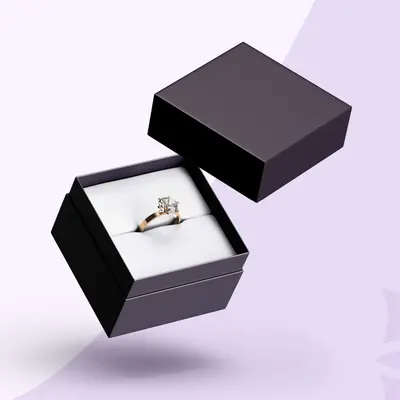 Ring Boxes photographed to show the finish across the panel