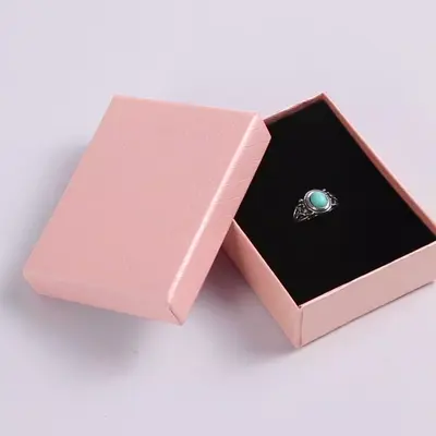 Ring Boxes shown in a retail presentation setting