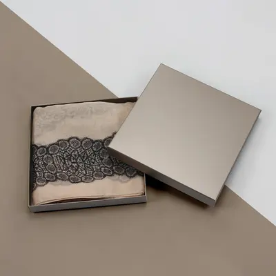 Scarf Boxes shown at an angle that reveals the depth of the pack