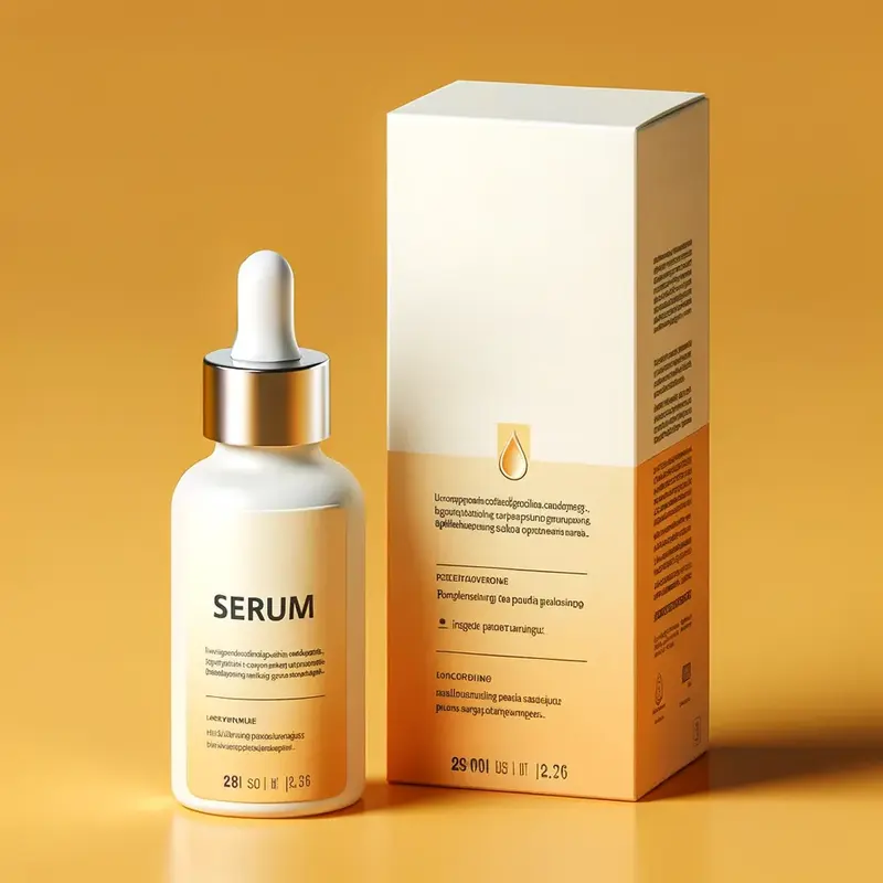 Custom cosmetic cartons printed with brand artwork