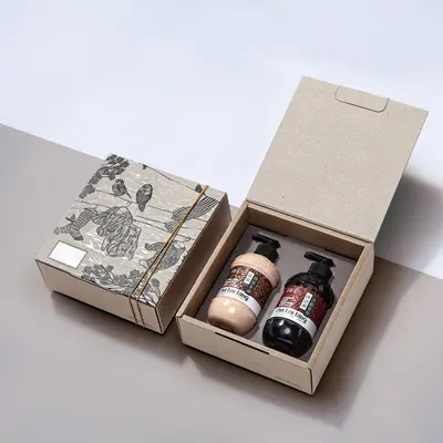 Shampoo Boxes displayed with the closure detail visible