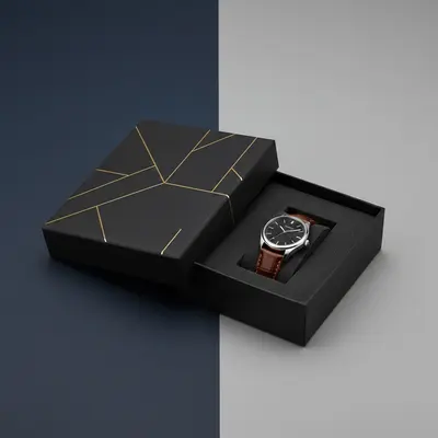 Smartwatch Boxes shown as a finished custom-printed pack