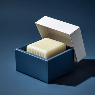 Soap Boxes presented alongside its printed surface detail