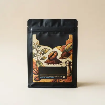 Stand Up Pouches shown at an angle that reveals the depth of the pack