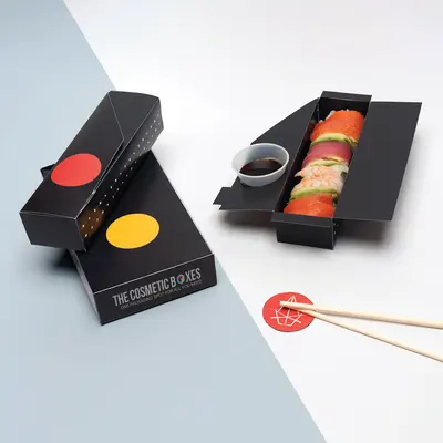 Sushi Trays displayed with the closure detail visible