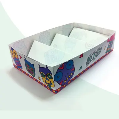Taco Boxes displayed with the closure detail visible