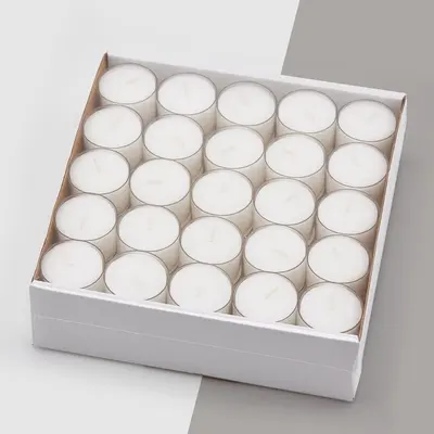 Tealight Boxes shown as a finished custom-printed pack