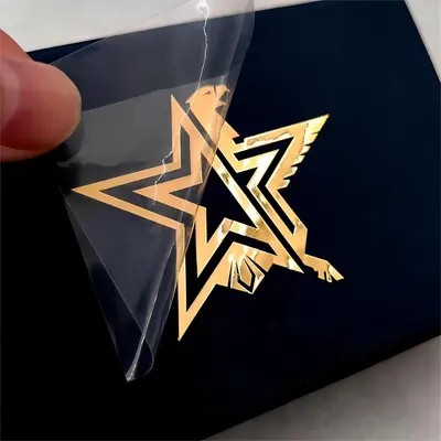 Transfer Stickers presented alongside its printed surface detail