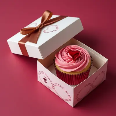 Valentines Boxes shown at an angle that reveals the depth of the pack