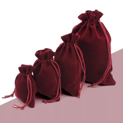 Velvet Bags shown as a finished custom-printed pack