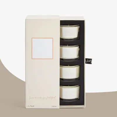 Votive Candle Boxes shown as a finished custom-printed pack