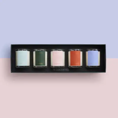 Votive Candle Boxes captured to show scale and proportion
