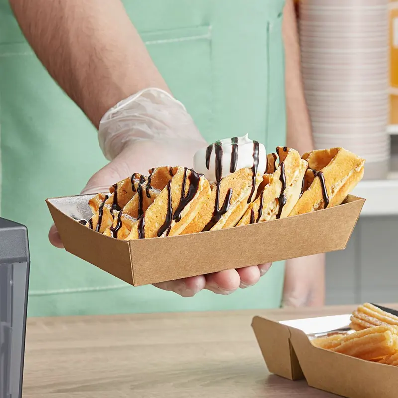 Waffle Trays produced as custom food trays