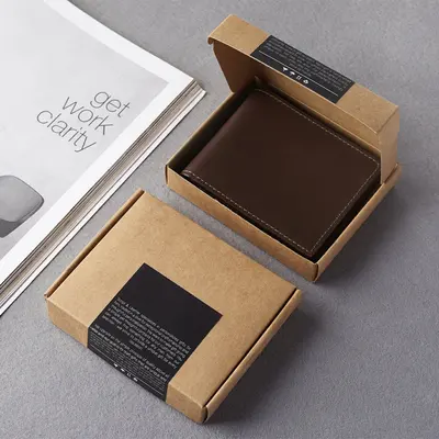 Wallet Boxes photographed from a second angle showing the side panel