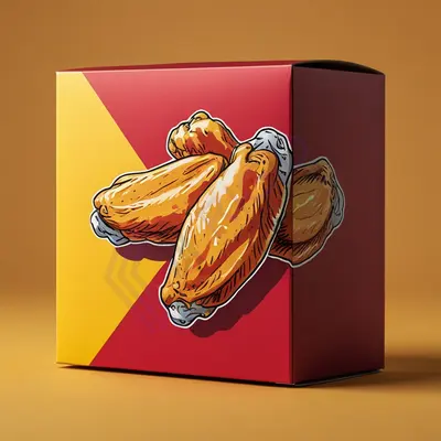 Wings Boxes presented alongside its printed surface detail